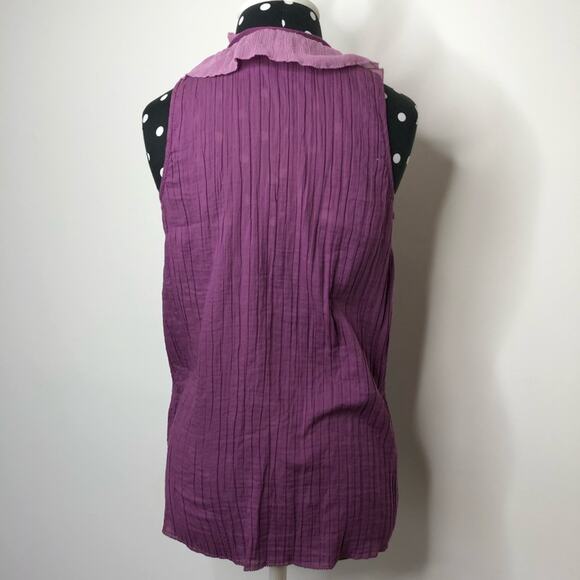 Banana republic ruffle accent sleeveless top - Picture 5 of 6